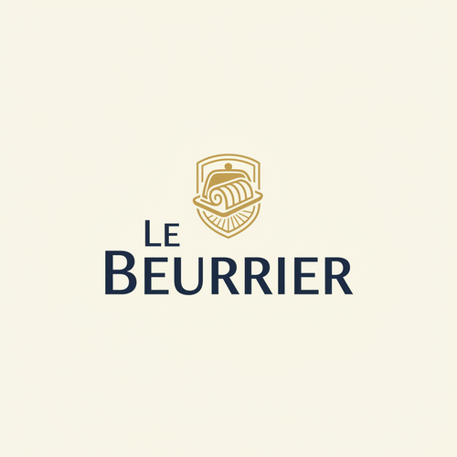 le-beurrier-logo sur fond beige